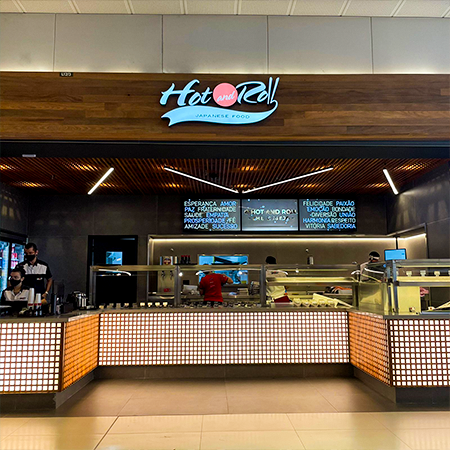 Logo da loja hot and roll